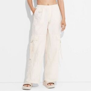 wild fable Cream Cargo Pants Size L NWT